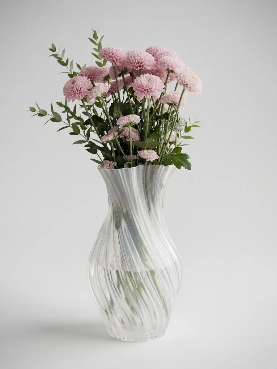 Elegant 3D-printet vase til tørrede blomster🌿